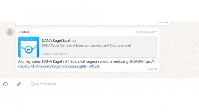 Modus Penipuan Link Phising