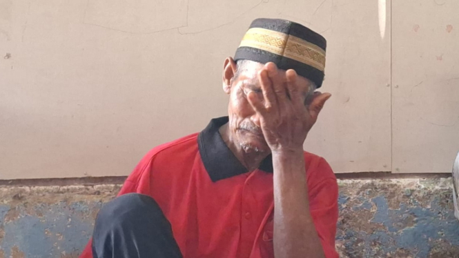 Kakek Bintang Bilqis Maulana tidak kuasa menahan tangis