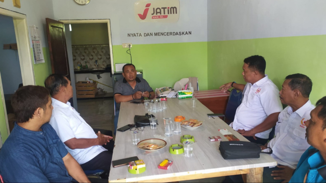 KONI saat berdiskusi bersama PWI Jember