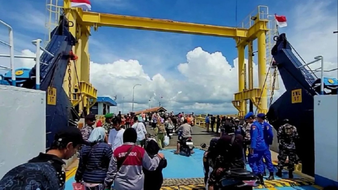 Arus balik di Pelabuhan Penyeberangan Jangkar Situbondo