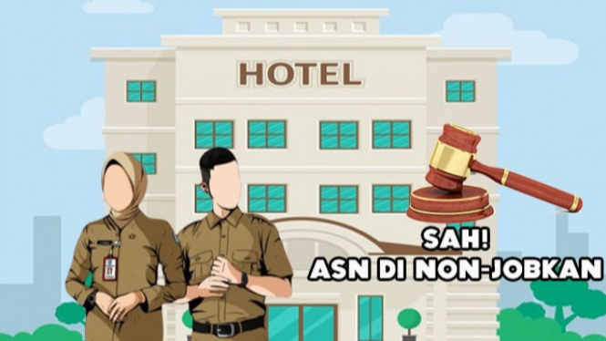 Ilustrasi ASN dan hotel