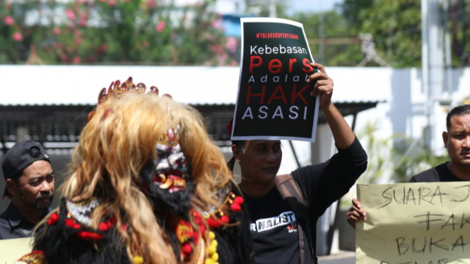 Wartawan Banyuwangi tolak RUU Penyiaran