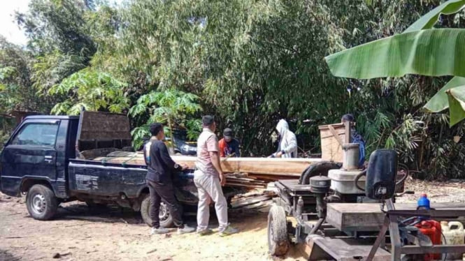 Kayu jati ilegal diamankan petugas gabungan