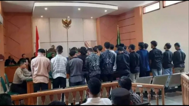 28 anggota PSHT Situbondo menjalani persidangan