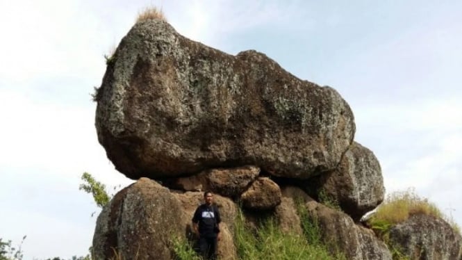 Salah satu situs bersejarah Batu Susun, di Desa Solor, Kecamatan Cerme