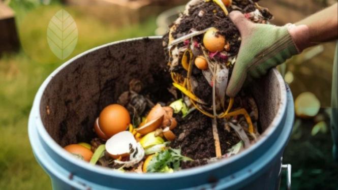 Sampah organik bahan pupuk cair