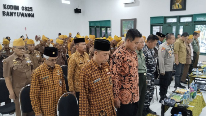 Perayaan HUT Veteran Nasional di Banyuwangi