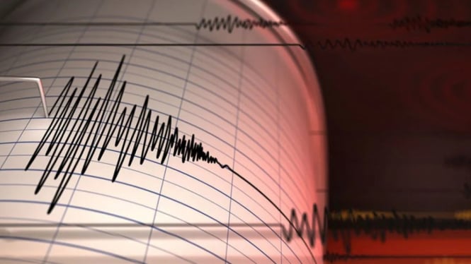 lustrasi - Seismograf, alat pencatat getaran akibat gempa bumi.