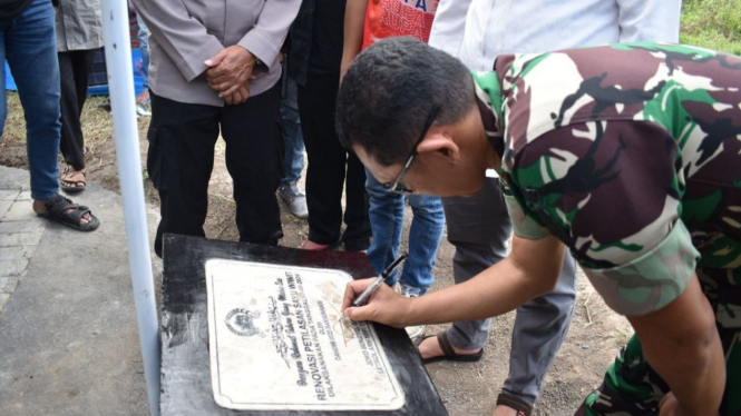 Dandim 0825/Banyuwangi Resmikan Renovasi Petilasan Makam Sayu Wiwit