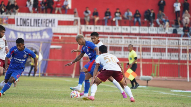 Laga Arema FC di Liga 1. (Dok Arema FC)