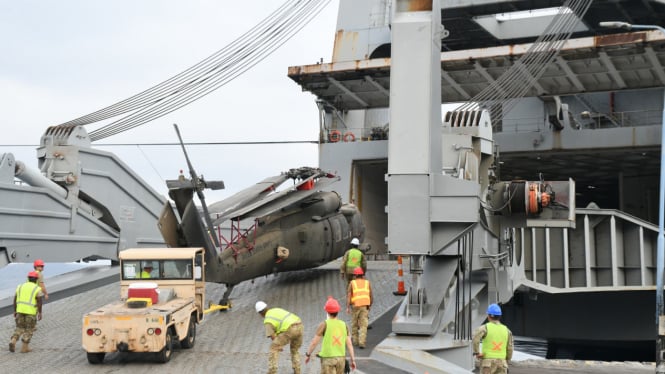 Lanal Banyuwangi Kawal Ketat Material dan Alutsista US Army