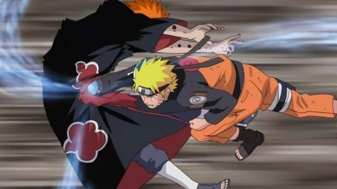 Anime, Naruto vs Pain