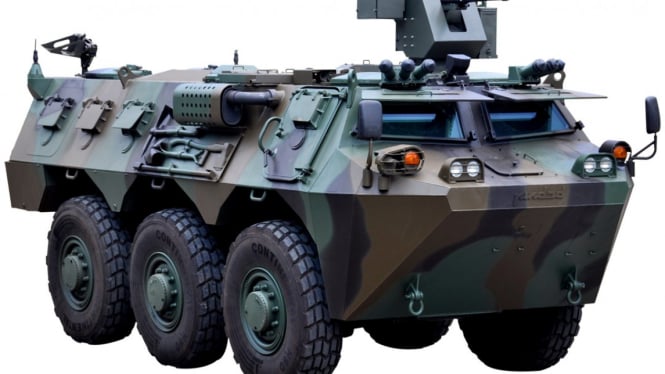 Kendaraan tempur Anoa Pindad