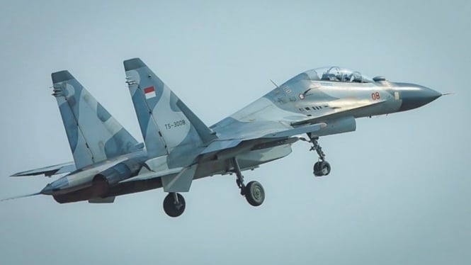 Pesawat tempur Sukhoi-27/30 TNI AU