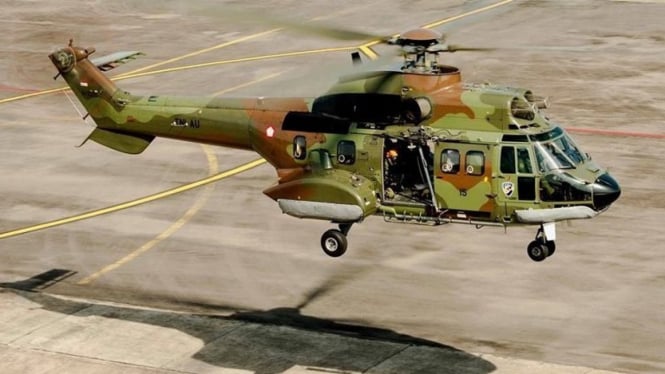 Helikopter NAS-332 Super Puma TNI AU