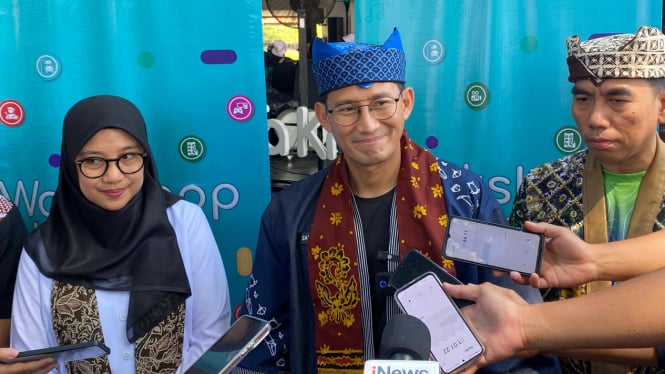 Menparekraf, Sandiaga Uno dan Bupati Banyuwangi, Ipuk Fiestiandani