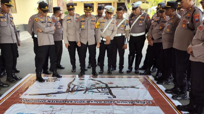 Simulasi Tactical Floor Game (TFG) Polres Situbondo