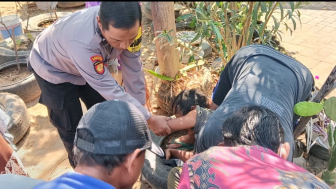 Kanit Lantas Polsek Wongsorejo, Aipda I Putu Wardana