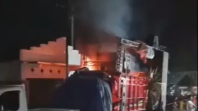 Hendak karnaval, genset sound system terbakar