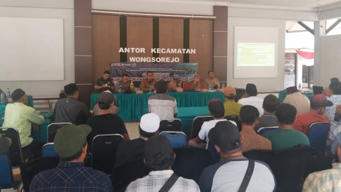 Pertemuan petani terkait pupuk bersubsidi