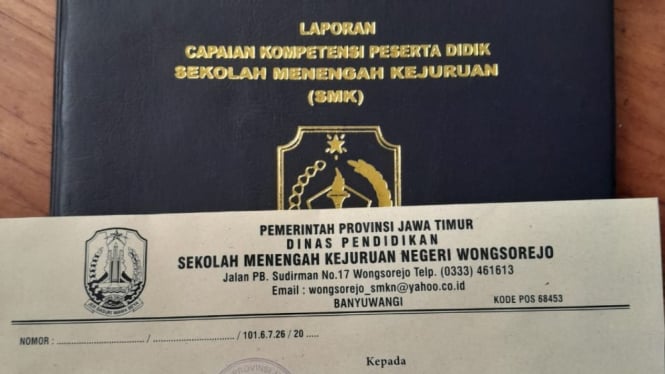 Foto Surat Kepindahan Korban