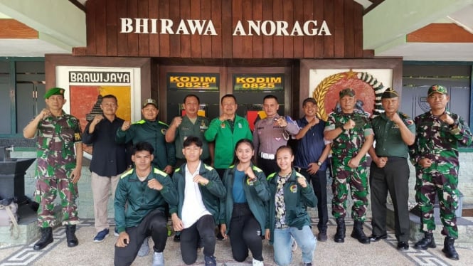 Keberangkatan Atlet Karate dari Markas Kodim 0825 Banyuwangi