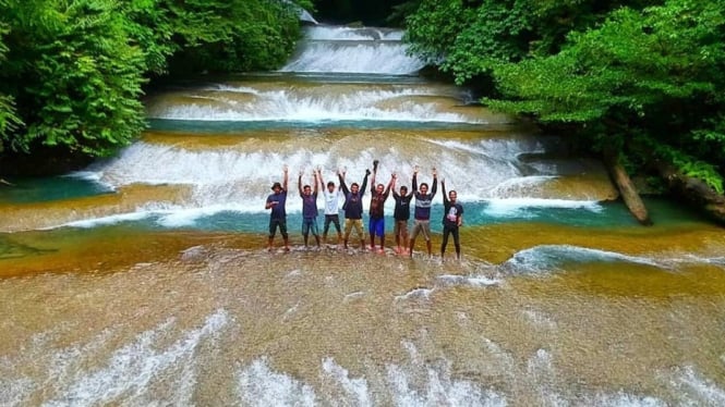 Air terjun 7 bidadari Aceh Utara