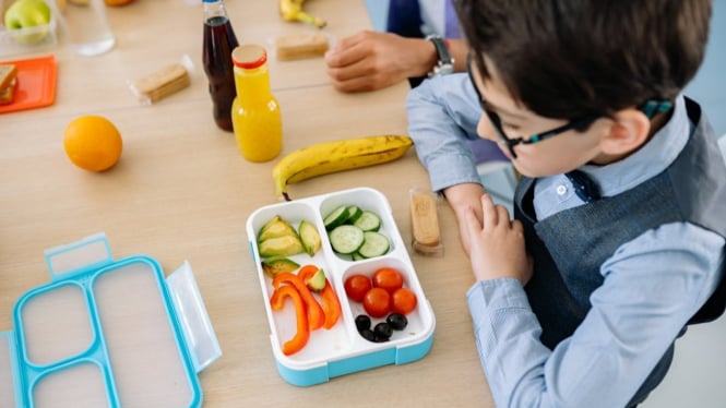 Ilustrasi Bekal Anak Sekolah