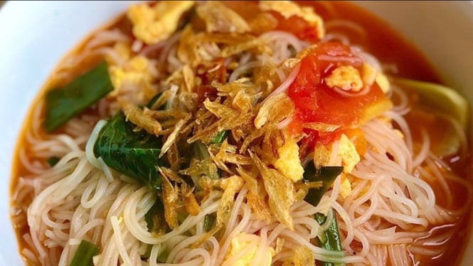 Bihun tek tek nyemek