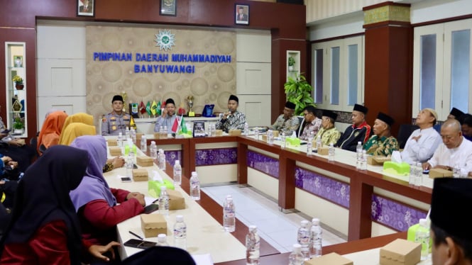 Kapolresta Banyuwangi Silaturahmi ke Pimpinan Daerah Muhammadiyah