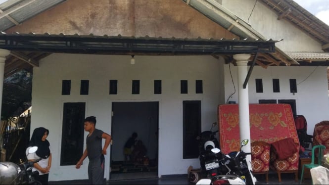 Rumah mendiang Siti Maimunah di Genteng