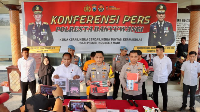 Polresta Banyuwangi tetapkan tersangka penodongan, MMA