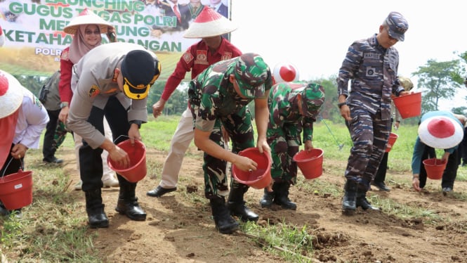 Polresta Banyuwangi Gelorakan Swasembada Pangan Sukseskan Asta Cita