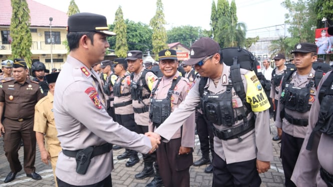 Polres Situbondo Terjunkan 600 Personel Gabungan Amankan TPS