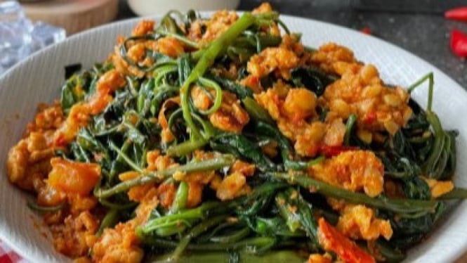 Kangkung sambal tempe