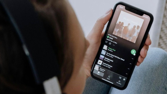 Ilustrasi Spotify Wrapped 2024