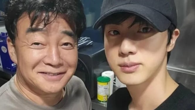 Jin BTS Memulai Bisnis dengan Koki Baek Jong Won