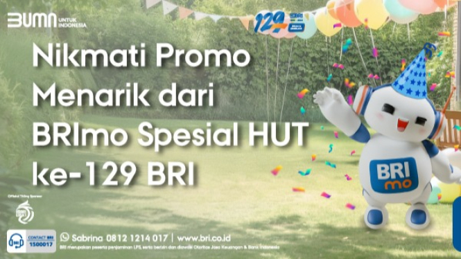 Rayakan HUT 129 BRI: Hemat Hingga Rp 1,29 Juta!