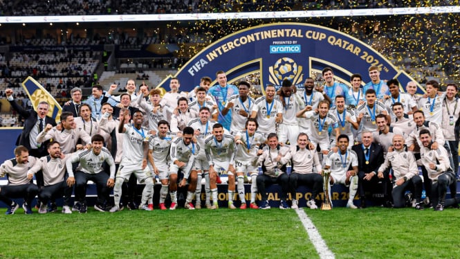 Momen Real Madrid menjuarai Piala Interkontinental 2024