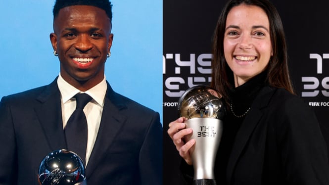 Vinicius dan Aitana Bonmati, pemain terbaik dunia FIFA 2024