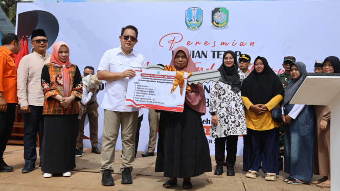 Puluhan Rumah Korban Banjir Kalibaru Banyuwangi Siap huni