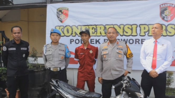 Motor korban pencurian dikembalikan pada pemiliknya