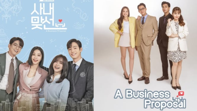 Poster Kdrama dan film Business Proposal