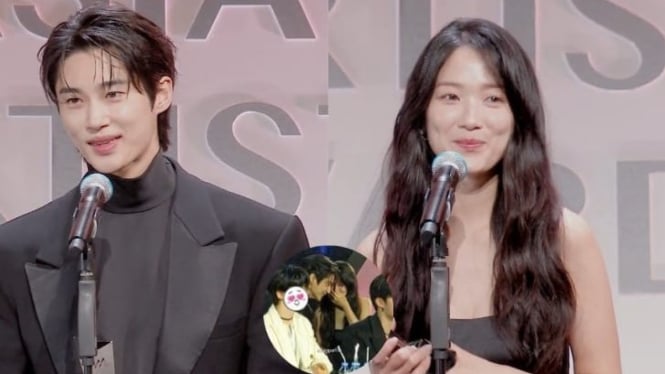 Byeon Woo Seok & Kim Hye Yoon bertemu di Asia Artist Awards