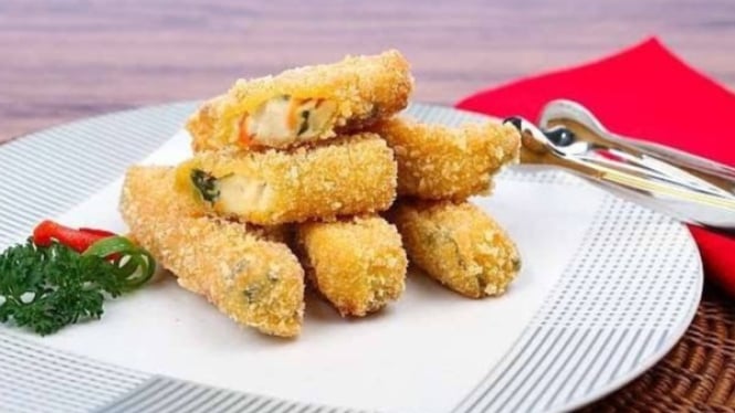 Nugget ayam sayur homemade yang menggugah selera