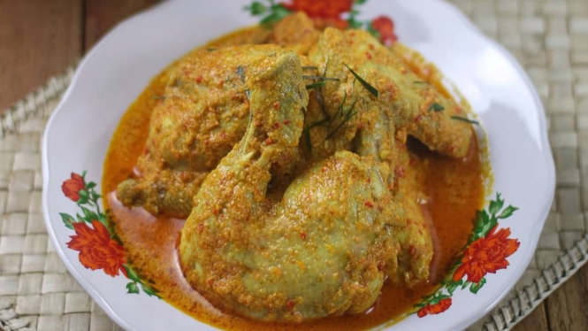 Ilustrasi Gulai Ayam Padang