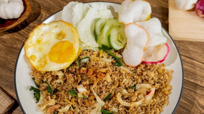 Ilustrasi Nasi Goreng Kampung