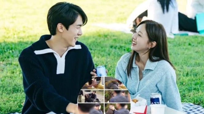 Yoo Yeon Seok dan Chae Soo Bin di BTS When The Phone Rings