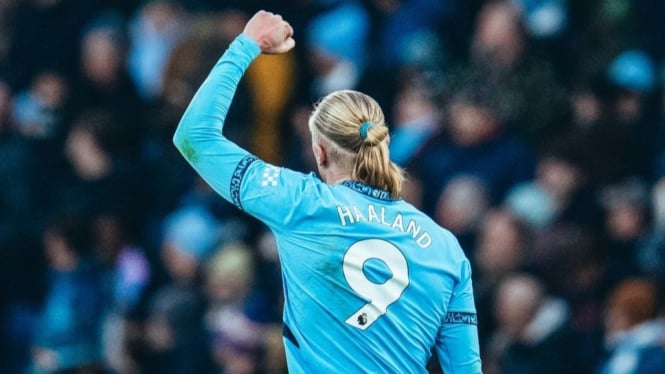 Erling Haaland Usai Menang di Laga Man City vs West Ham