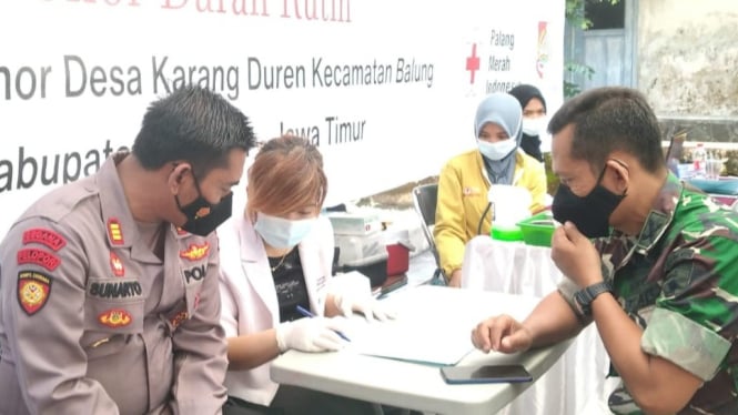 Kampung Donor Darah di Jember Aktif Salurkan Kantong Darah